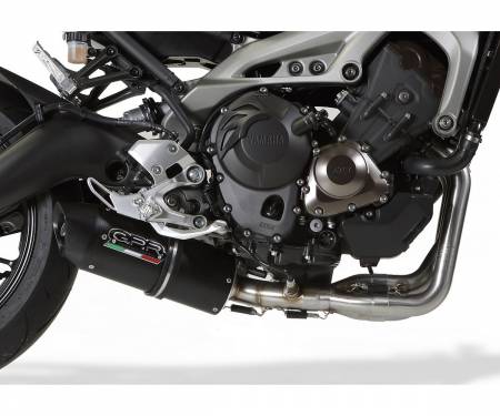 E4.CO.Y.186.CAT.FP4 Echappement Complet GPR Furore Evo4 Poppy Catalyse Noir mat pour Yamaha Xsr 900  2016 > 2020
