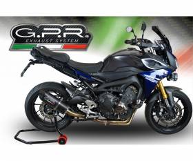 Escape Completo GPR Furore Evo4 Poppy Pase Alto Negro mate para Yamaha Fj-09 Tr 2017 > 2020