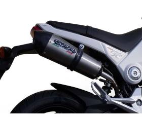 Auspuff Schalldampfer GPR Gpe Ann. titanium Genehmigt Satiniertes Titan fur Honda Msx - Grom 125 2018 > 2020
