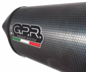 Echappement Complet GPR Furore Evo4 Poppy Catalyse Noir mat pour Yamaha Mt-07  2017 > 2020