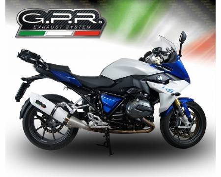 E4.BMW.97.ALBE4 Exhaust Muffler GPR ALBUS EVO4 Approved BMW R 1200 RS LC 2017 > 2019