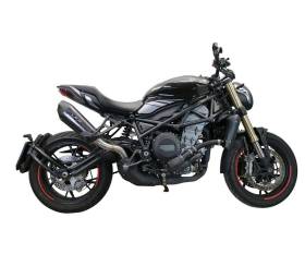 Exhaust Muffler GPR Gpe Ann. Poppy Approved Glossy carbon look for Benelli 752 S 2022 > 2024