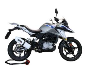 Full System Exhaust GPR Albus Evo4 Approved Glossy white for Bmw G 310 Gs 2022 > 2024