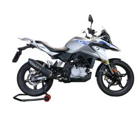Full System Exhaust GPR Furore Evo4 Poppy Approved Matte black for Bmw G 310 Gs 2022 > 2024