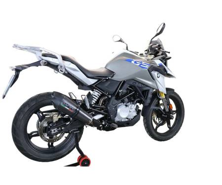 E5.BM.CAT.106.GPAN.PO Full System Exhaust GPR GP Evo4 Poppy Approved Glossy carbon look for Bmw G 310 Gs 2022 > 2024