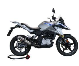 Full System Exhaust GPR M3 Titanium Natural Approved Satin titanium  for Bmw G 310 Gs 2022 > 2024