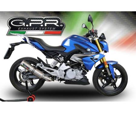 E5.BM.CAT.93.M3.INOX Full System Exhaust GPR M3 Inox Approved Satin 304 stainless steel for Bmw G 310 R 2022 > 2024