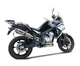 Auspuff Schalldampfer GPR GP Evo4 Titanium Genehmigt Satiniertes Titan fur Cf Moto 800 Mt Touring 2022 > 2024