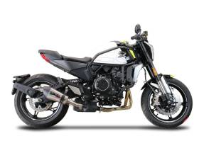 Auspuff Schalldampfer GPR Gpe Ann. titanium Genehmigt Satiniertes Titan fur Cf Moto 700 CL-X Heritage 2022 > 2024
