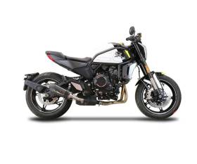 Exhaust Muffler GPR Gpe Ann. Poppy Approved Glossy carbon look for Cf Moto 700 CL-X Adv 2022 > 2024