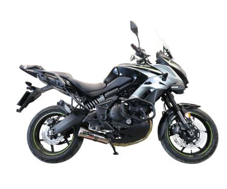E5.CO.K.169.CAT.M3.INOX Full System Exhaust GPR M3 Inox Approved Satin 304 stainless steel for Kawasaki Versys 650 2021 > 2024