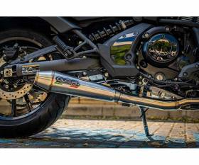 Komplette Auspuffanlage GPR Ultracone Racing fuer Kawasaki Vulcan 650 S 2021 > 2024