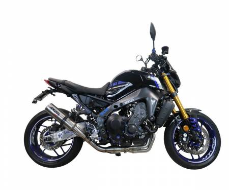 E5.CO.Y.219.CAT.M3.INOX Brushed Stainless steel GPR Full System Exhaust M3 Inox Catalyzed for Yamaha Fj-09 2021 > 2023