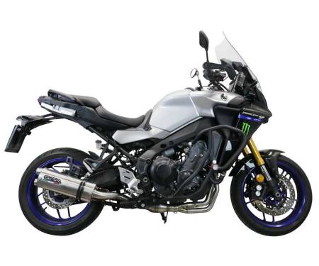 E5.CO.Y.230.CAT.DUAL.IO Full System Exhaust GPR Dual Inox Approved Satin 304 stainless steel for Yamaha Tracer 900 Fj-09 Tr 2021 > 2024