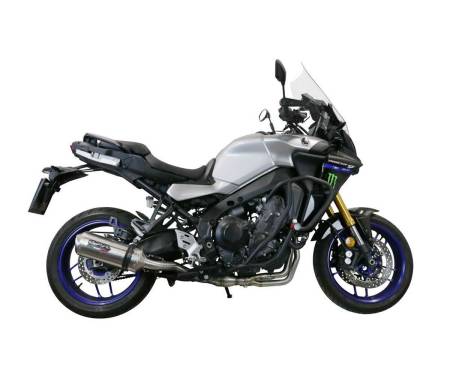 E5.CO.Y.230.CAT.SAT Full System Exhaust GPR Satinox Approved Satin 304 stainless steel for Yamaha Tracer 900 Fj-09 Tr 2021 > 2024