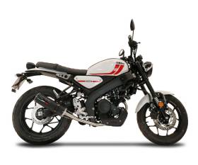 Full System Exhaust GPR M3 Black Titanium Approved Matte black for Yamaha XSR 125 2021 > 2023