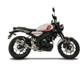Full System Exhaust GPR M3 Inox Approved Satin 304 stainless steel for Yamaha XSR 125 2021 > 2023