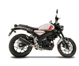 Full System Exhaust GPR M3 Poppy Approved Satin 304 stainless steel for Yamaha XSR 125 2021 > 2023