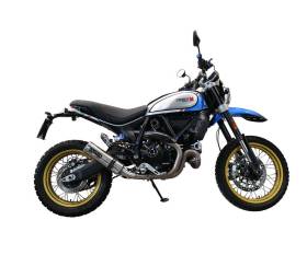 Exhaust Muffler GPR M3 Inox Approved Satin 304 stainless steel for Ducati Scrambler 800 Icon - Icon Dark 2021 > 2022