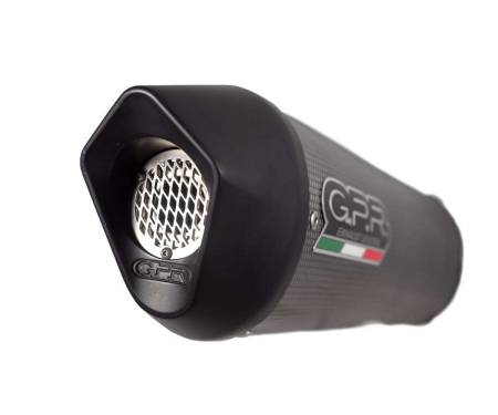 E5.D.138.FP4 Exhaust Muffler GPR Furore Evo4 Poppy Approved Matte black for Ducati Multistrada 950 2021 > 2024