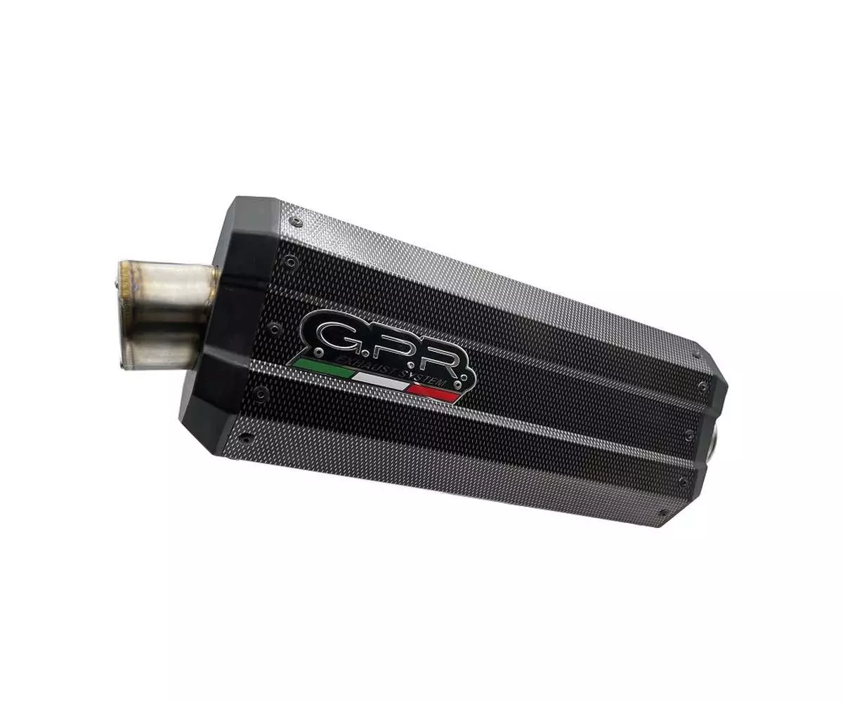 Scarico GPR Honda Africa Twin 650 Rd03 1988/89 Coppia Di Silenziatori Omologati Senza Raccordo Deeptone Inox Cafe Racer