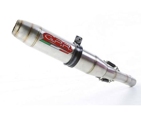 E5.H.265.DE Exhaust Muffler GPR Deeptone Inox Approved Satin stainless steel for Honda Cmx 500 Rebel 2021 > 2024