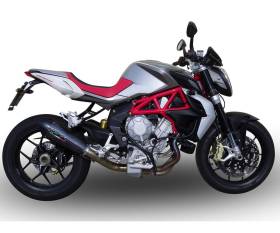 Exhaust Muffler GPR GP Evo4 Poppy Approved Glossy carbon look for Mv Agusta Brutale 800 Dragster 2021 > 2024