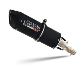 Exhaust Muffler GPR Furore Evo4 Nero Approved Matte black for Sym MaxSym TL 508 2021 > 2024.