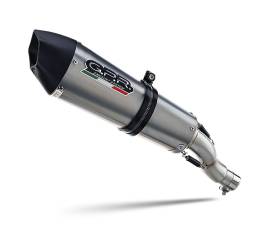 Exhaust Muffler GPR GP Evo4 Titanium Approved Satin titanium for Sym MaxSym TL 508 2021 > 2024.