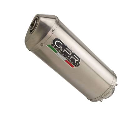 E5.T.98.SAT Exhaust Muffler GPR Satinox Approved Satin 304 stainless steel for Triumph Tiger 850 2023 > 2024