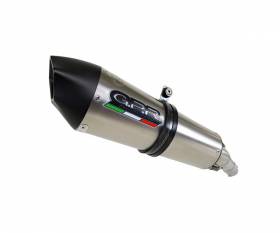 Brushed Titanium GPR Exhaust Muffler GP Evo4 Titanium Catalyzed for Voge Valico 650 Dsx 2021 > 2023