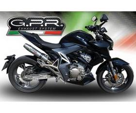 Full System Exhaust GPR Deeptone Inox Approved Satin stainless steel for Zontes Zt 310 2021 > 2023