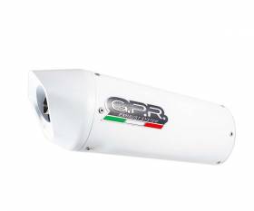 GPR Exhaust Muffler Albus Ceramic Racing for Moto Guzzi Stelvio 1200 8V 2011 > 2017