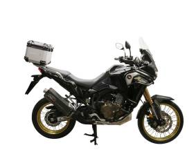 Exhaust Muffler GPR DUNE Poppy Approved Satin 304 stainless steel for Honda Crf 1000 L Africa Twin 2015 > 2017