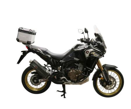 H.226.DNPO Exhaust Muffler GPR DUNE Poppy Approved Satin 304 stainless steel for Honda Crf 1000 L Africa Twin 2015 > 2017