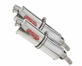 2 Exhaust Mufflers GPR TRIOVAL Approved HONDA CBF 1000 - ST 2006 > 2009