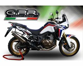 Exhaust Muffler GPR TRIOVAL Approved HONDA CRF 1000 L AFRICA TWIN 2018 > 2020