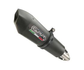 Exhaust Muffler GPR Gpe Ann. Black titanium Approved Titanium Matte black for Kawasaki Ninja 1000 Sx 2021 > 2024