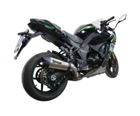 Exhaust Muffler GPR Gpe Ann. titanium Racing Satin titanium for Kawasaki Ninja 1000 Sx 2021 > 2024