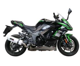 Pot D'echappement GPR Albus Evo4 Approuvé Blanc brillant pour Kawasaki Ninja 1000 Sx 2020