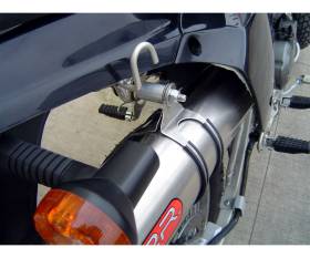Exhaust Muffler GPR Furore Nero Approved Matte black for Kawasaki Klx 650 1993 > 1995