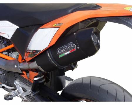 KTM.43.FUNE Auspuff Schalldampfer GPR FURORE NERO Genehmigt KTM ENDURO 690 - SMC 690 - R 2007 > 2016