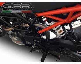 No Kat Pipe GPR DECATALIZZATORE Racing KTM DUKE 125 High Level 2017 > 2020