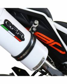 Auspuff Schalldampfer GPR DEEPTONE INOX Racing KTM DUKE 250 High Level 2017 > 2020