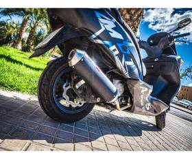 Full System Exhaust GPR Evo4 Road Approved Matte black for Kymco Xciting 400 2021 > 2022