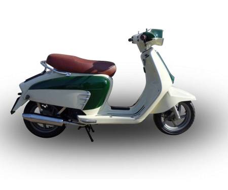 LAM.1.UC Full System Exhaust GPR Ultracone lucido Approved Polished 304 stainless steel for Lambretta Lambretta 125 - 150 Milano 2012 > 2014