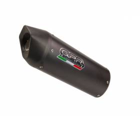 Matt Black GPR Exhaust Muffler Furore Evo4 Nero Catalyzed for F.B. Mondial Smx 125 Enduro 2018 > 2020
