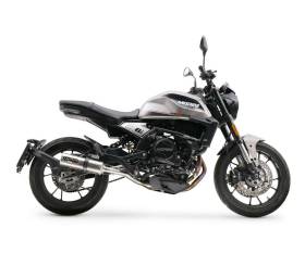 Halbvollständiger Auspuff GPR M3 Inox Genehmigt Satinierter Edelstahl 304 fur Moto Morini Seiemezzo Str 2022 > 2024
