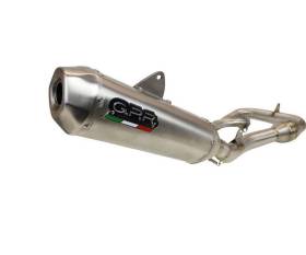 Full System Exhaust GPR Pentacross FULL Titanium Racing Satin titanium for Gas Gas EC 250 F 2021 > 2023