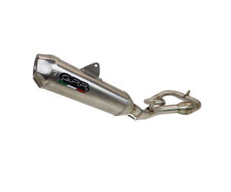 PNT.MX.27.IO Brushed Stainless steel GPR Full System Exhaust Pentacross Inox Racing for Gas Gas Mc F 250 2021 > 2023